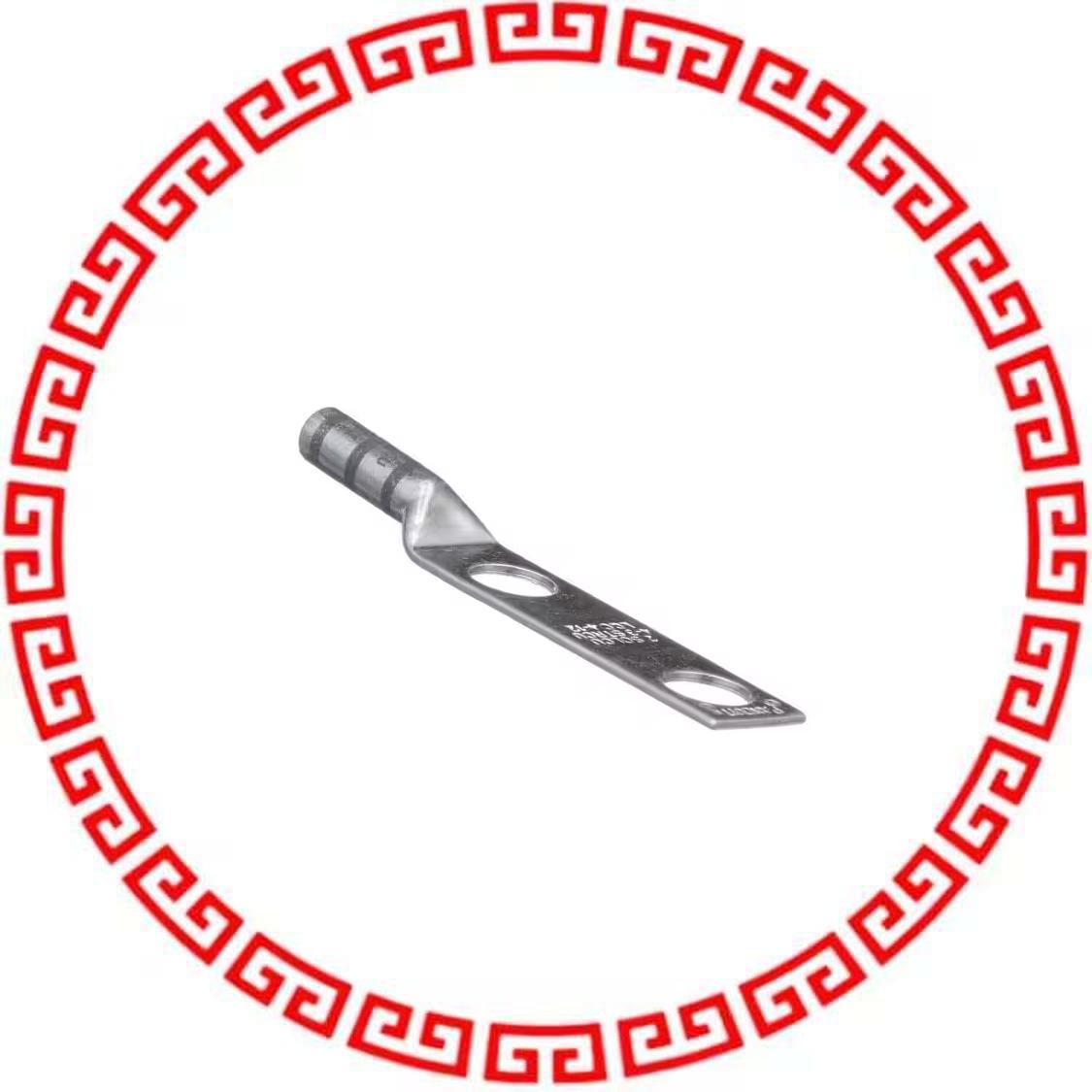 LCC4-38D-L CONN TERM RECT TONG 2-4 AWG #3/8