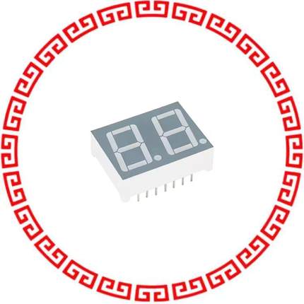 COM-13999 LED 7-SEGMENT .56" 2DGT RGB