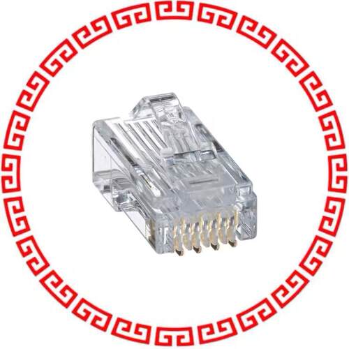 MP588-M 8-POSITION, 8-WIRE MODULAR PLUG,
