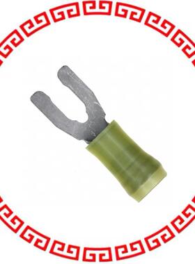 52431-1 CONN SPADE TERM 10-12AWG #8 YEL