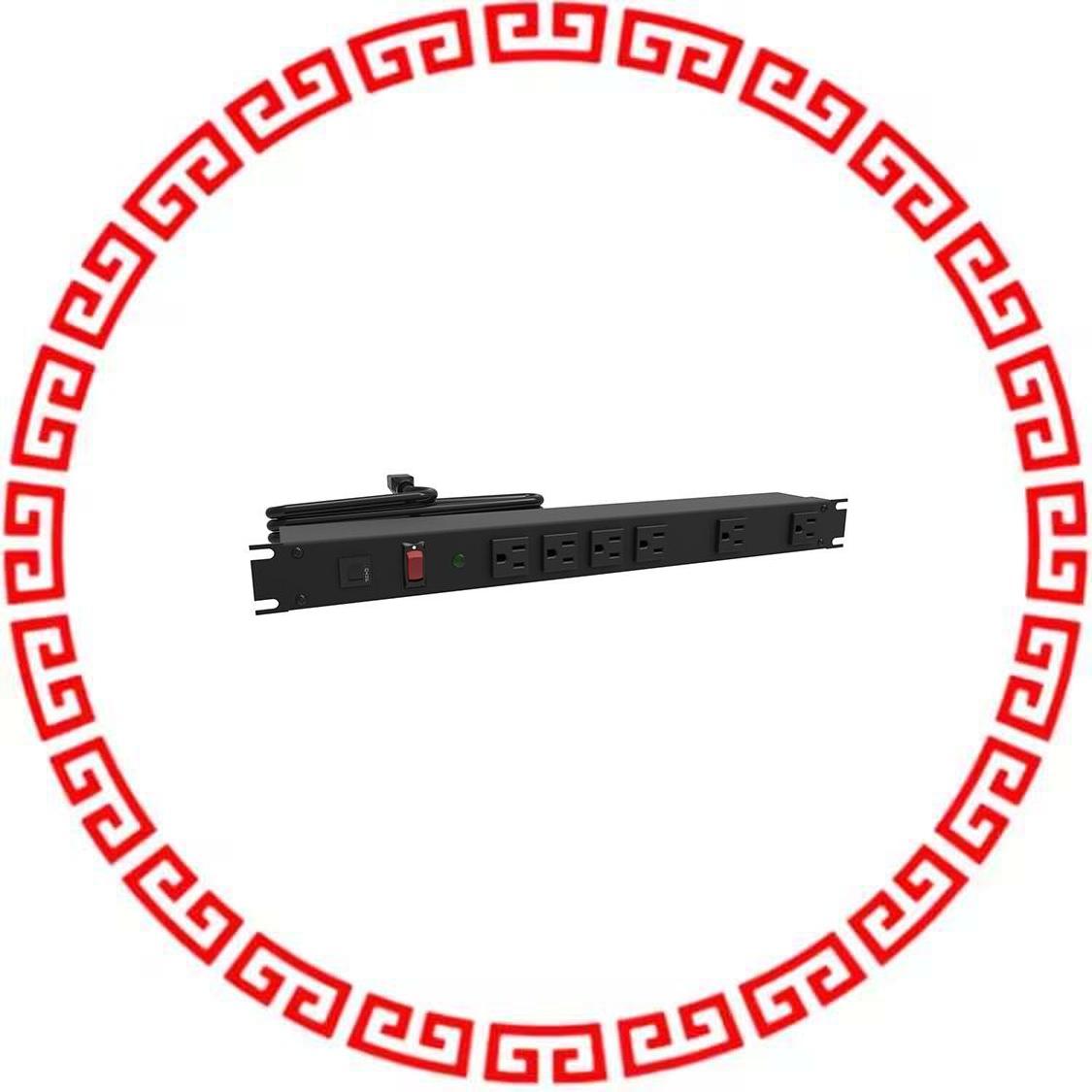 1582H6B1SBK SURGE SUPPRESSR 6OUT 15'CORD