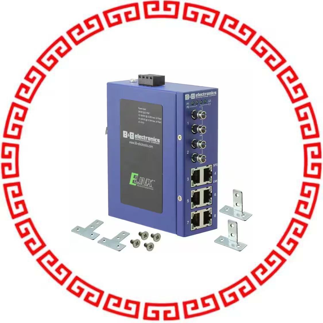 BB-ESW208-2MT NETWORK SWITCH-UNMANAGED 8 PORT