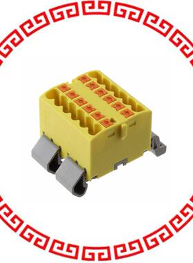 3274128 DISTRIBUTION BLOCK YELLOW