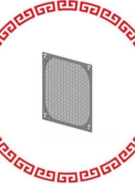 MFF-92 FAN FRAME FILTER ALUM/STN 92MM
