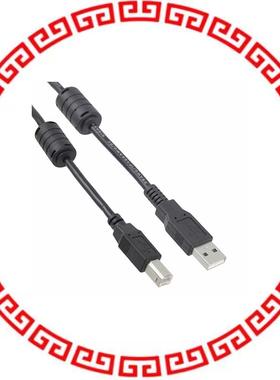 102-1030-BL-F0100 CABLE USB A MALE - B MALE 1M BLK