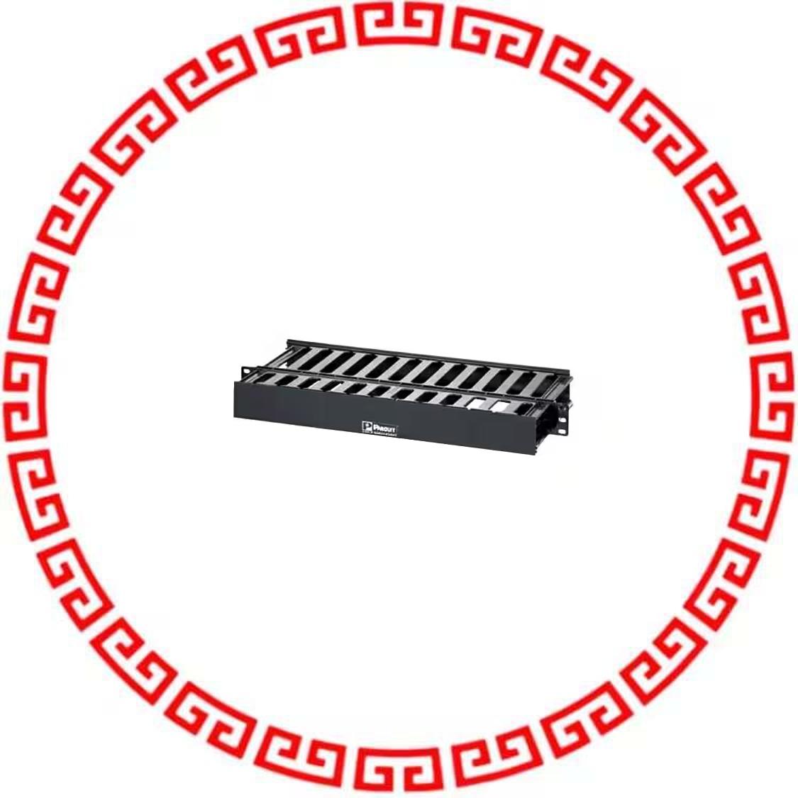 WMPSE CABLE MANAGER HORIZ W/COVER 1ROW