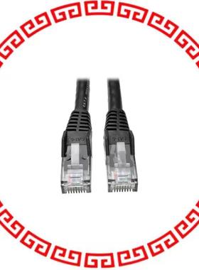 N201-06N-BK CAT6 GBE SNAGLESS MOLDED PATCH C