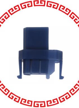 3-100526-2 CONN CODING KEY RCPT BRILLNT BLU