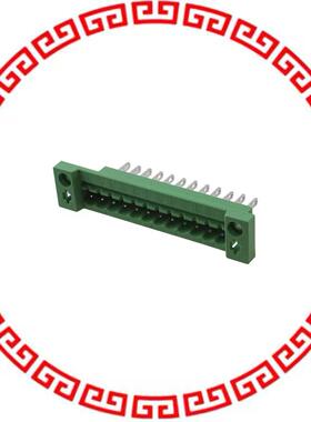 707332 TERM BLK HEADER 12POS GREEN