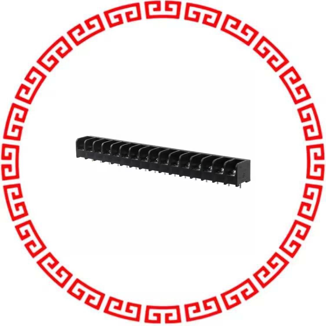 9-1437653-4 CONN BARRIER STRP 16CIRC 0.375