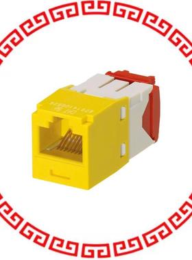 CJ5E88TGYL-24 CATEGORY 5E, RJ45, 8-POSITION, 8