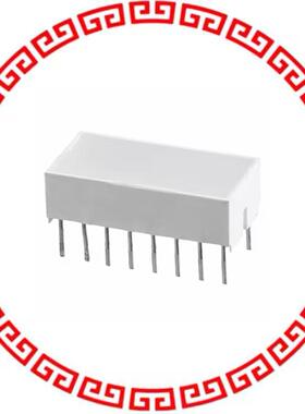 HLMP-2685 LED LT BAR HI EFF RED 8LED DIP