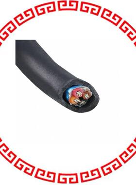 25194 BK005 CABLE 4COND 22AWG BLK SHLD 100'