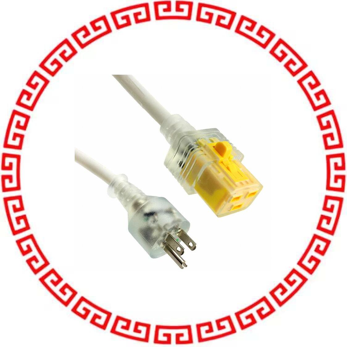 6051.2131 US CORDSET MED 15A 3M WH V-LOCK