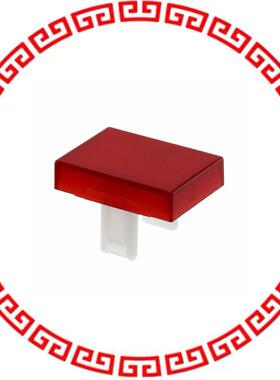 31-901.2 LENS RED FLAT 15.2X21.2 PLASTIC