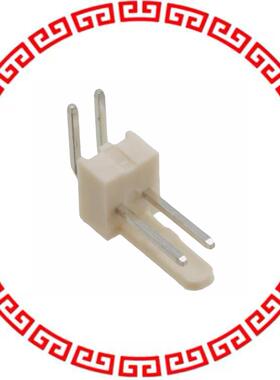 61900219521 HEADER 2POS PIN R/A 2.54MM T/H