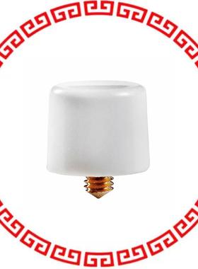 AT413B CAP PUSHBUTTON ROUND WHITE