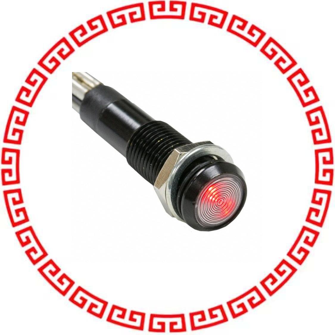 PM5-M124-RED PANEL MNT ASSY IP67 7MM RED