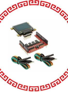 UOLED-96G2-AR OLED ARDUINO 0.96 SHIELD & CBL