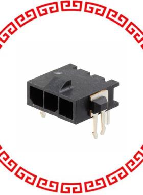 2-1445097-3 CONN HEADER 3POS R/A 30GOLD T/H