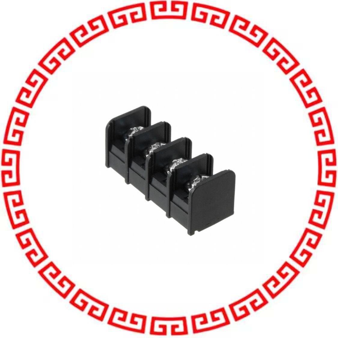 NC6-P108-04 CONN BARRIER STRIP 4CIRC 0.375