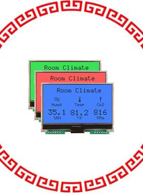 NHD-C12864A1Z-FS(RGB)-FBW-HT1 LCD COG GRAPH 128X64 RGB BKLT