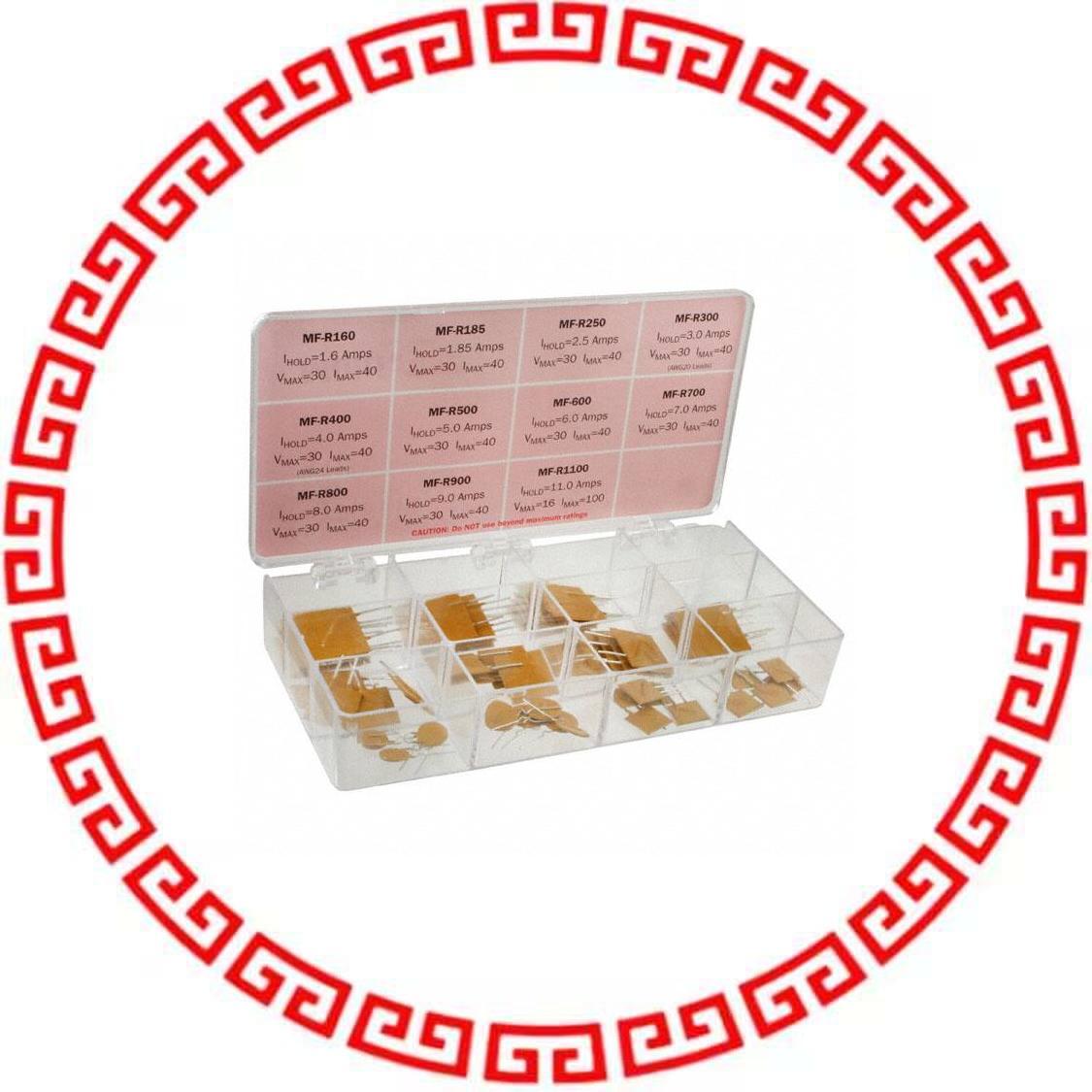 MF-RLAB-H FUSE KIT PTC RST 1.35-9A 55PC