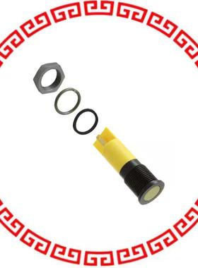 Q14F1BXXHY02E 14MM FLSH BLK CHRM HYPR YLW 2VDC