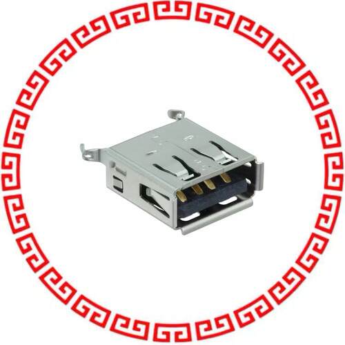 UE27AE5410H USB RCPT GOLD TYPE A VERT