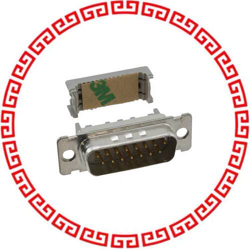 8215-6000 CONN DSUB PLUG 15POS PNL MNT IDC