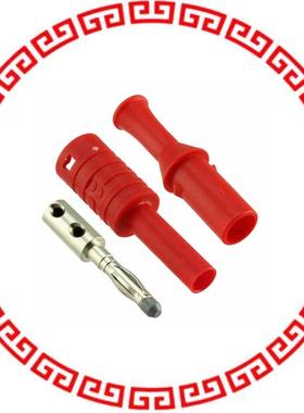 CT2989-2 DIY 4MM SHTH PLUG - RED