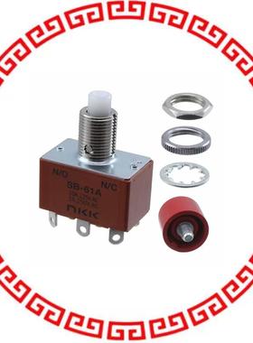SB61A/AT414C SWITCH PUSHBUTTON DPDT 10A 125V