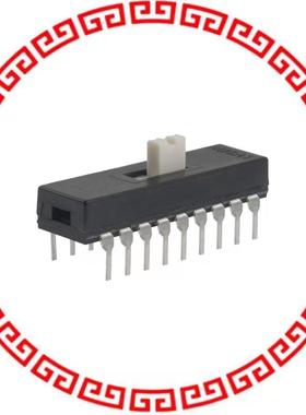 3-1825010-8 SWITCH SLIDE 6PDT 0.4VA 20V