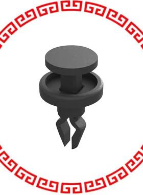 RFL-2BK RIVET PUSH 0.445 NYLON BLACK