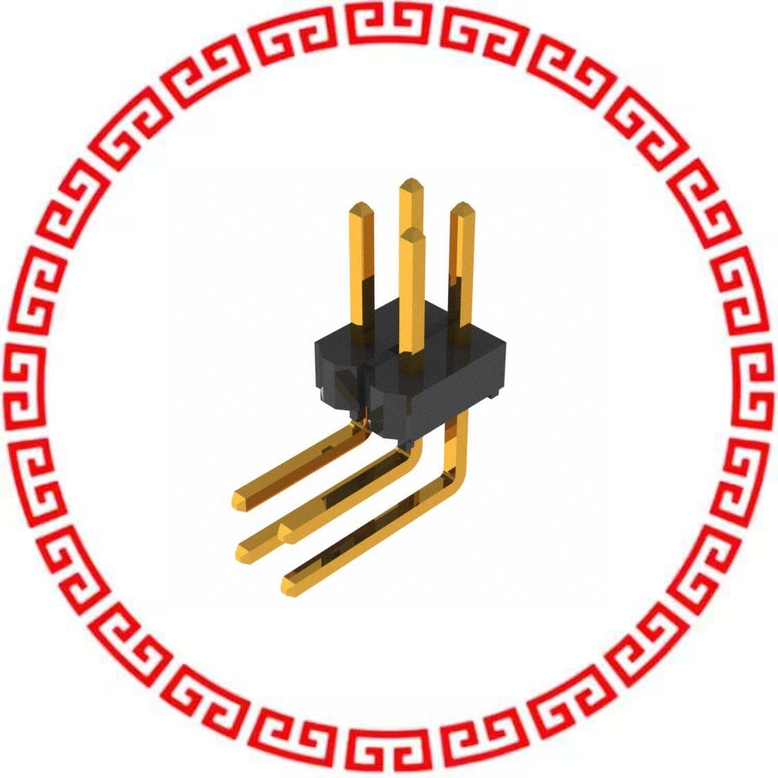 TSW-102-22-G-D-RA .025 SQ. TERMINAL STRIPS