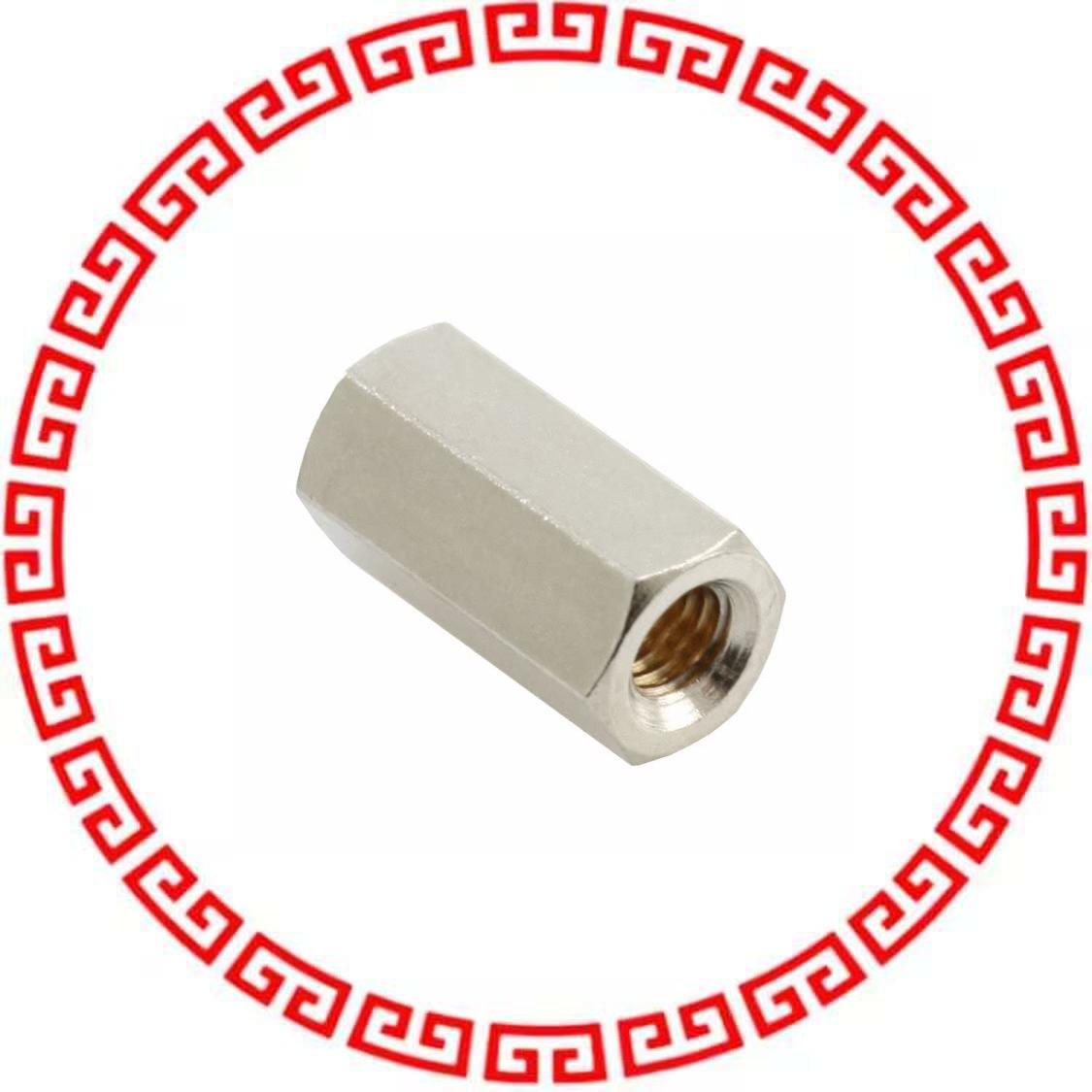 R30-1001002 HEX STANDOFF M3X0.5 BRASS 10MM