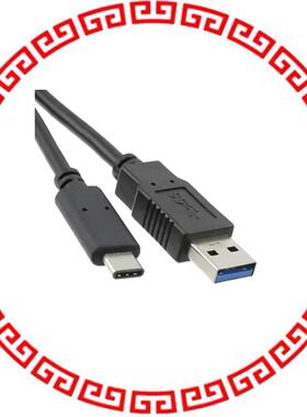 105-1032-BL-00050 CBL USB3.1 A PLUG TO C PLUG 0.5M