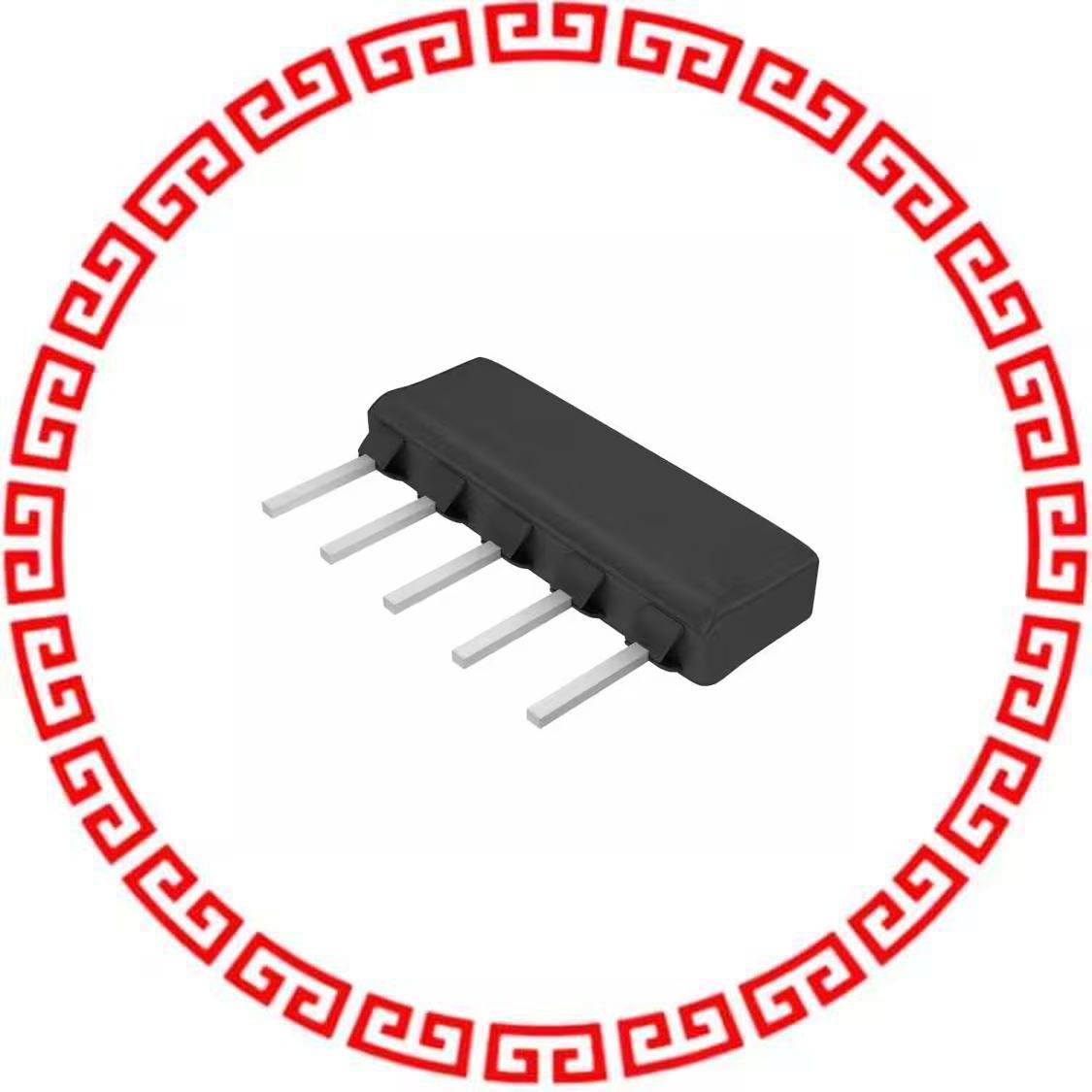 CSC05A0110K0GEK RES ARRAY 4 RES 10K OHM 5SIP