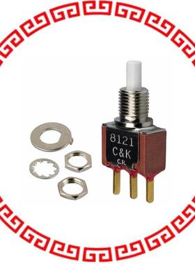 8125SHCBE SWITCH PUSH SPDT 0.4VA 20V