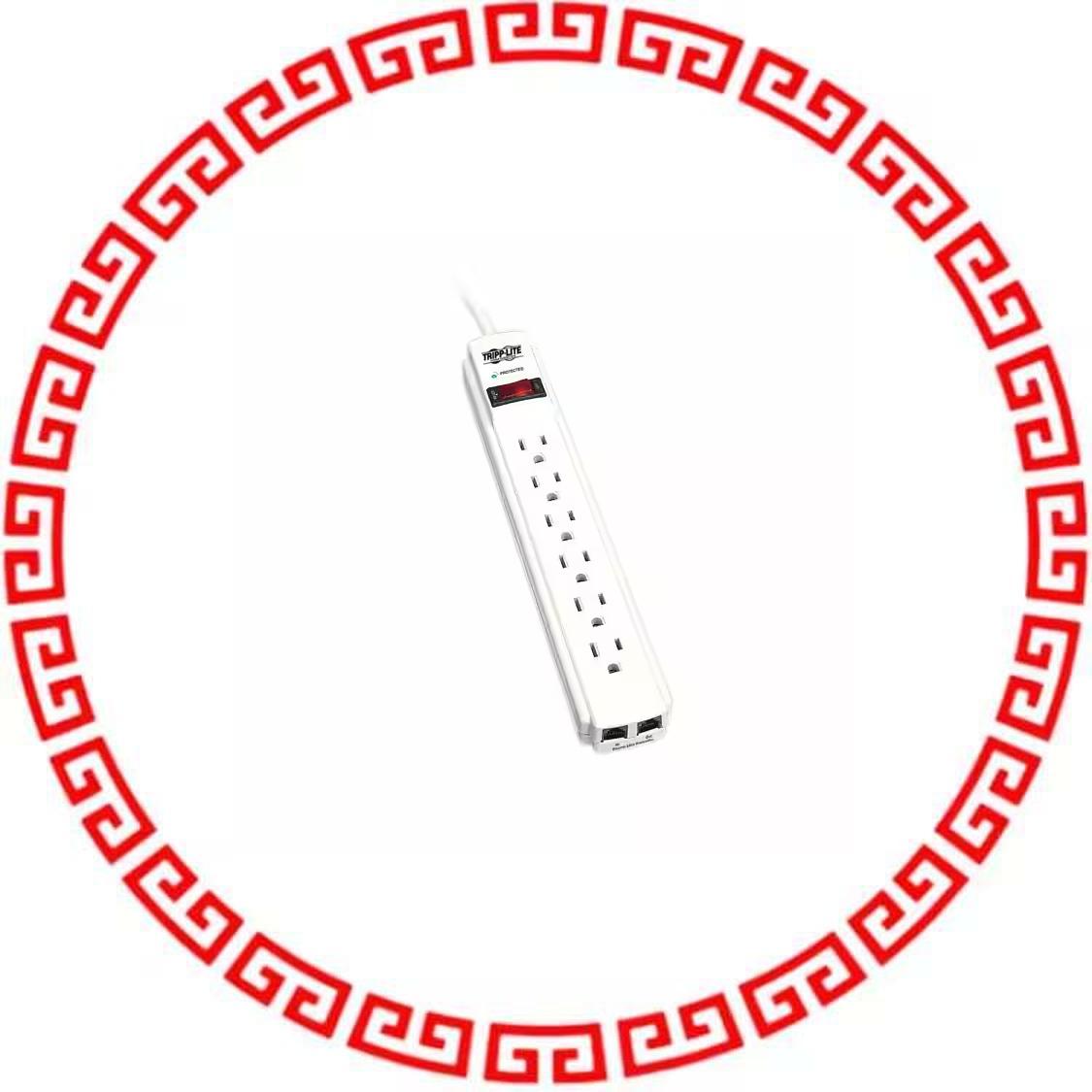 TLP604TEL SURGE SUP 15A 6OUT 4'CORD W/RJ11