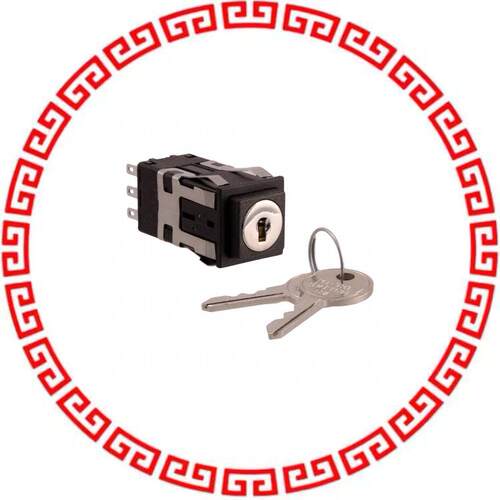 AML27ABK2AC21BA SWITCH KEYLOCK 2POS DPDT 3A 125V