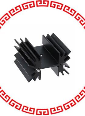 657-15ABPE HEATSINK TO-220 W/PINS BLK 1.5
