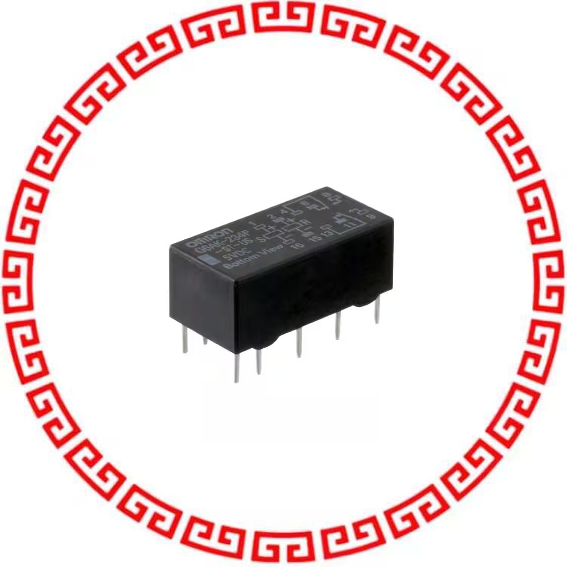 G6AK-274P-ST-US-DC5 RELAY GEN PURPOSE DPDT 2A 250V