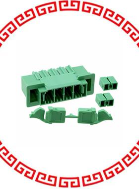 1727605 TERM BLK HEADER 4POS GREEN