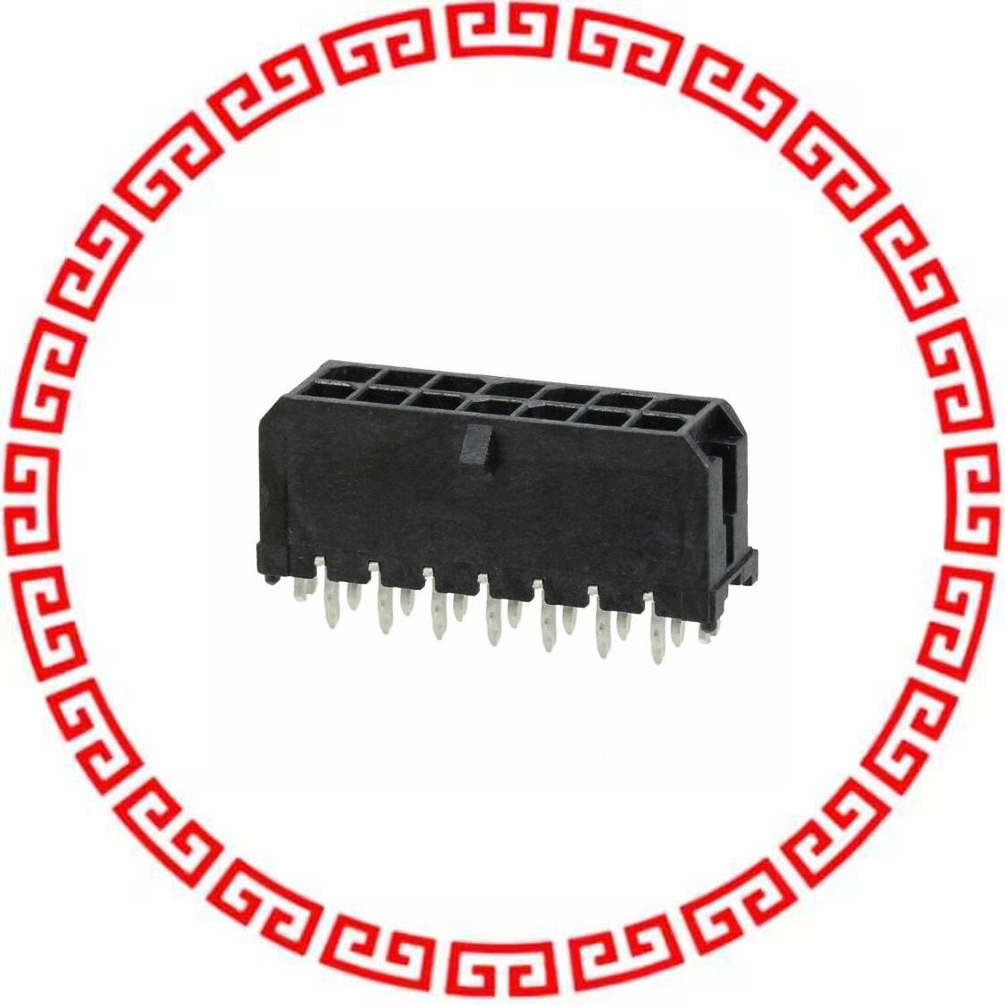 430451425 MICROFIT 3.0 VERT PTH/CLIP DR