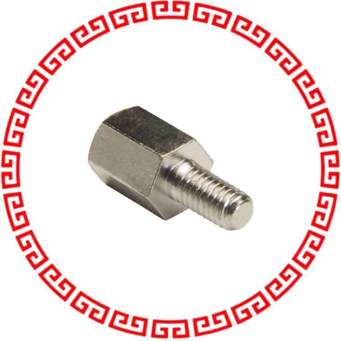 R30-3000802 HEX STANDOFF M3X0.5 BRASS 8MM