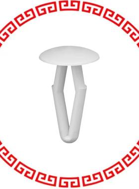 DF-137-020 MOUNTING BUTTON 0.551 ACETAL WHT