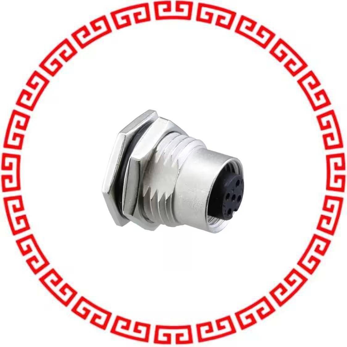 M12A-05PFFS-SF8002 M12 PANEL SOLDER CONN