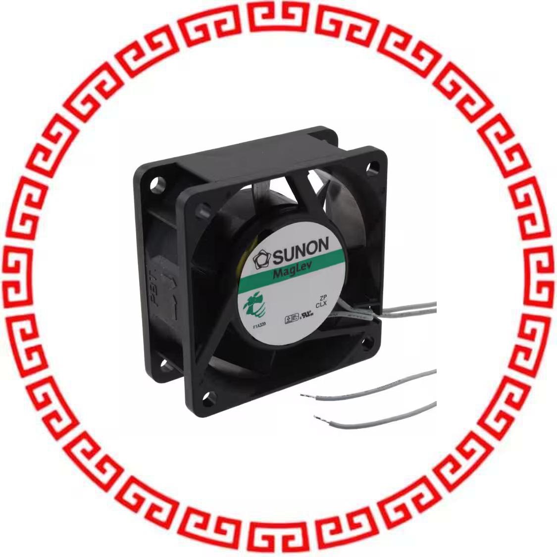 MA1062-HVL.GN FAN AXIAL 60X25MM 115VAC WIRE