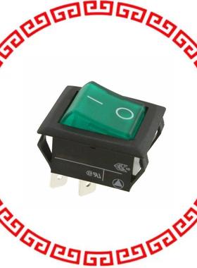 C1353ARBG2-602AW-B SWITCH ROCKER DPST 20A 250V